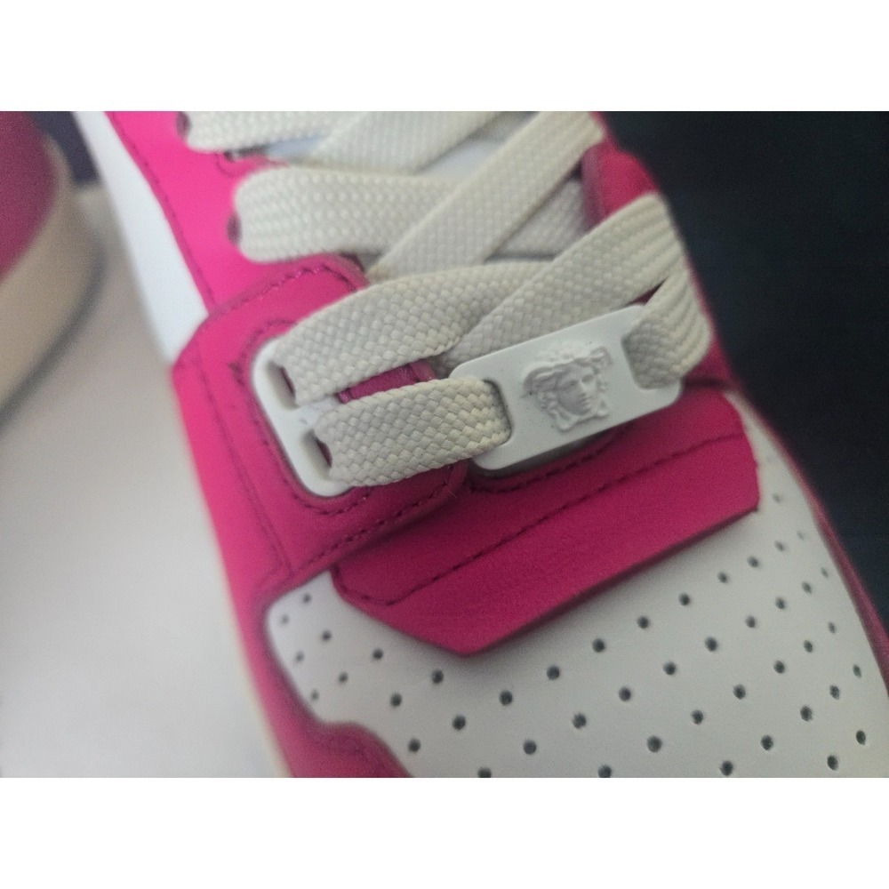 Womens Versace Sneakers pink and white NWT - Picture 8 of 14